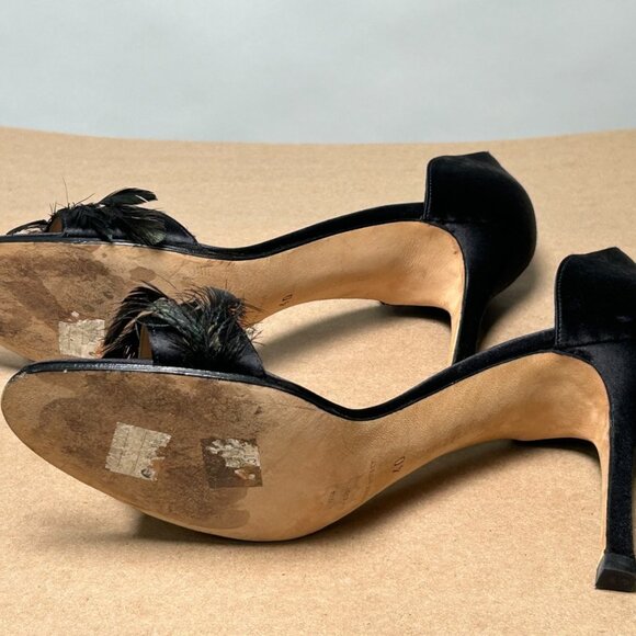 Rare Vintage Manolo Blahnik black high heels - Picture 4 of 6